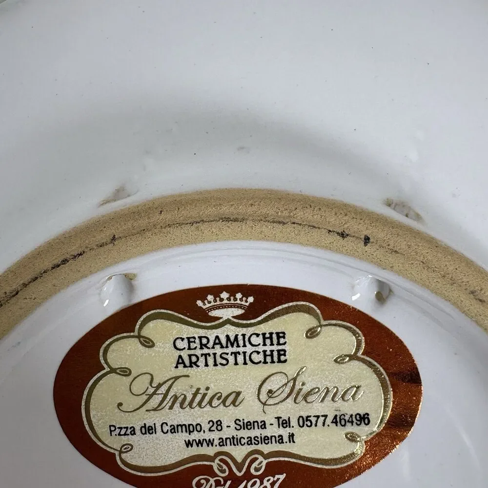 Antica Siena inches dish diameter